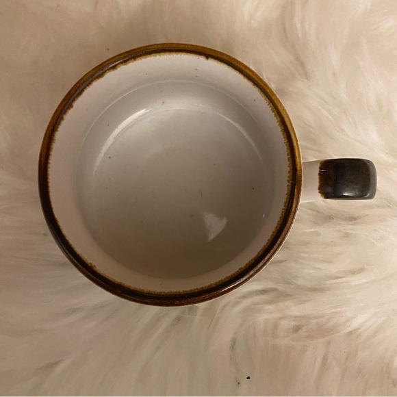 Vintage festival stone wear mushroom chicken tomato soup cups bowls with handles - Picture 3 of 15